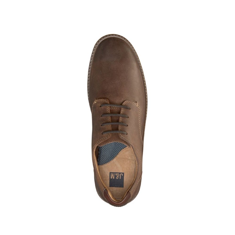 Mens Shoes Johnston & Murphy | Mens Johnston & Murphy Mcguffey Plain Toe Brown