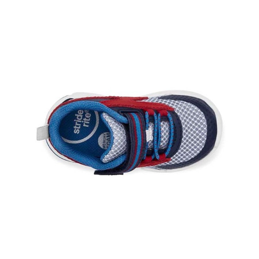 Boys Shoes Stride Rite | Infant Boy Stride Rite Srtech Ian In Blue Multi