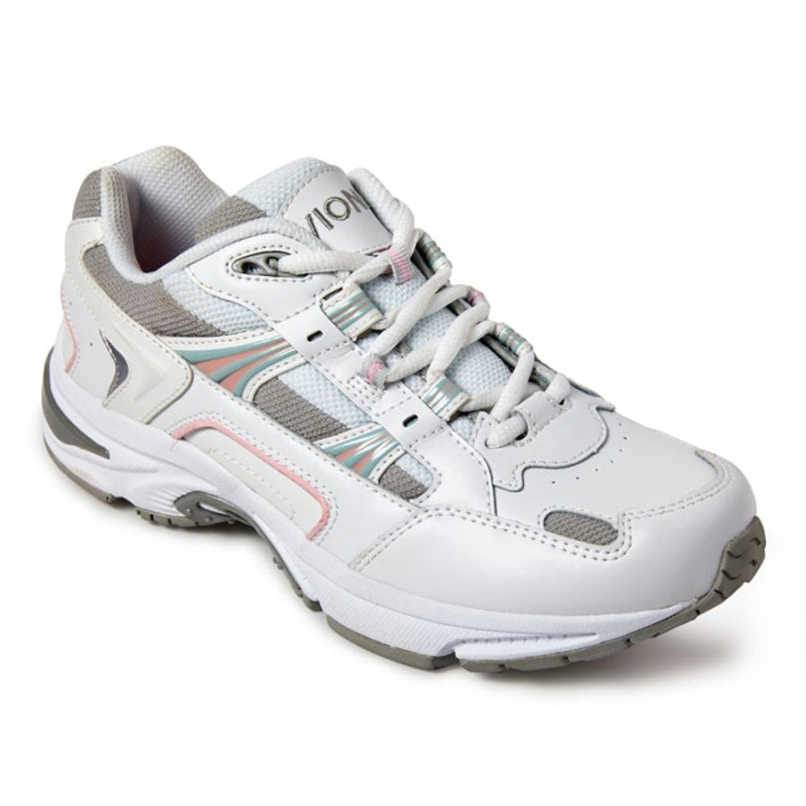 Womens Shoes Vionic | Womens Vionic Classic Walker Sneaker White/Pink