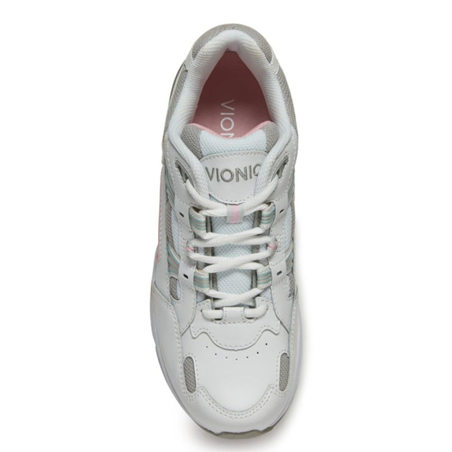 Womens Shoes Vionic | Womens Vionic Classic Walker Sneaker White/Pink