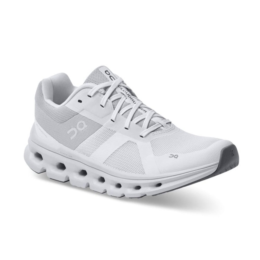 Womens Shoes On Running | Womens On Running Cloudrunner Wide White/Frost