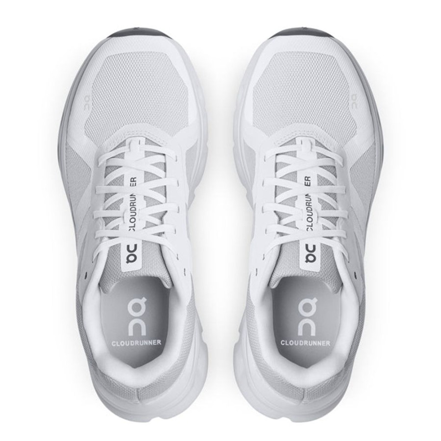 Womens Shoes On Running | Womens On Running Cloudrunner Wide White/Frost