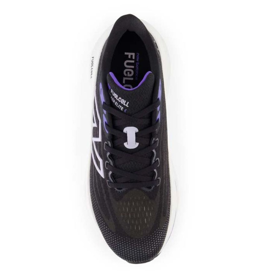 Womens Shoes New Balance | Womens New Balance Fuelcell Walker Elite In Black/Electric Indigo/Grey Violet