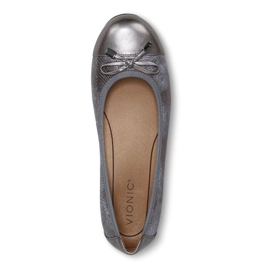 Womens Shoes Vionic | Womens Vionic Minna Pewter