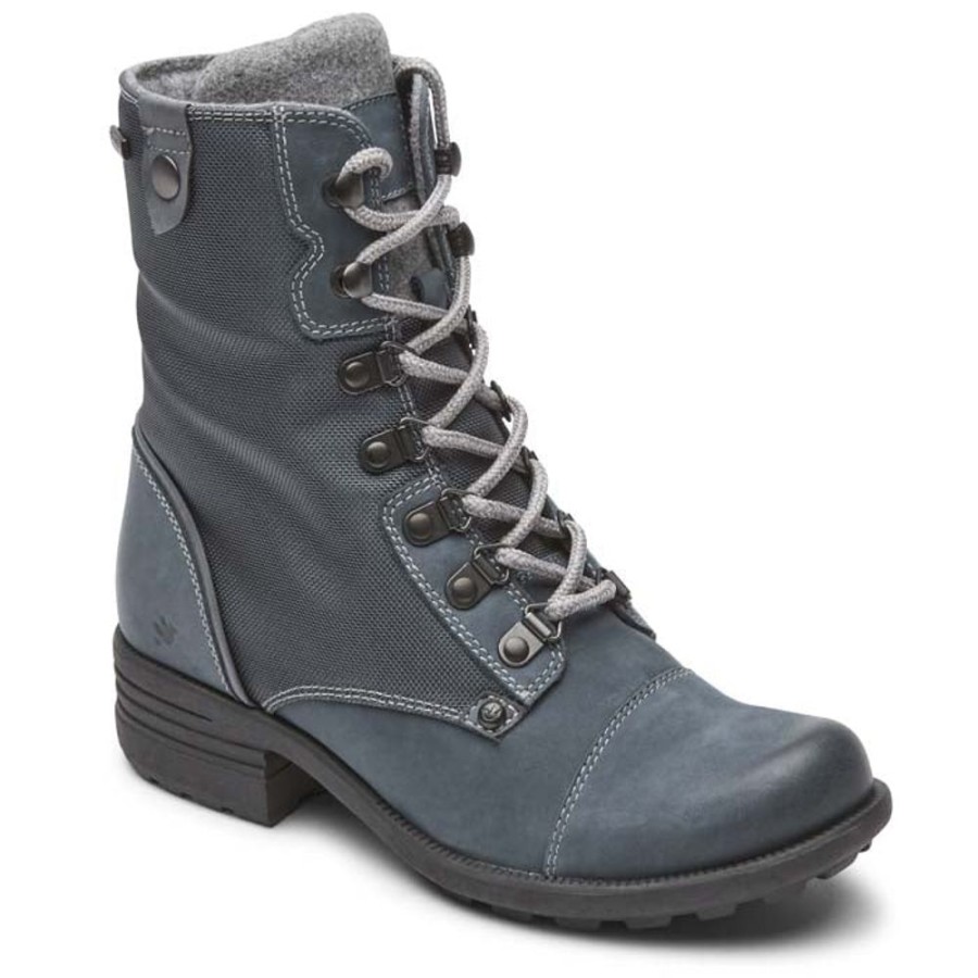 Womens Shoes Cobb Hill | Womens Cobb Hill Brunswick Lace Waterproof In Blue