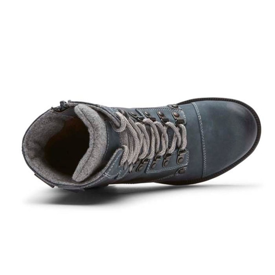 Womens Shoes Cobb Hill | Womens Cobb Hill Brunswick Lace Waterproof In Blue