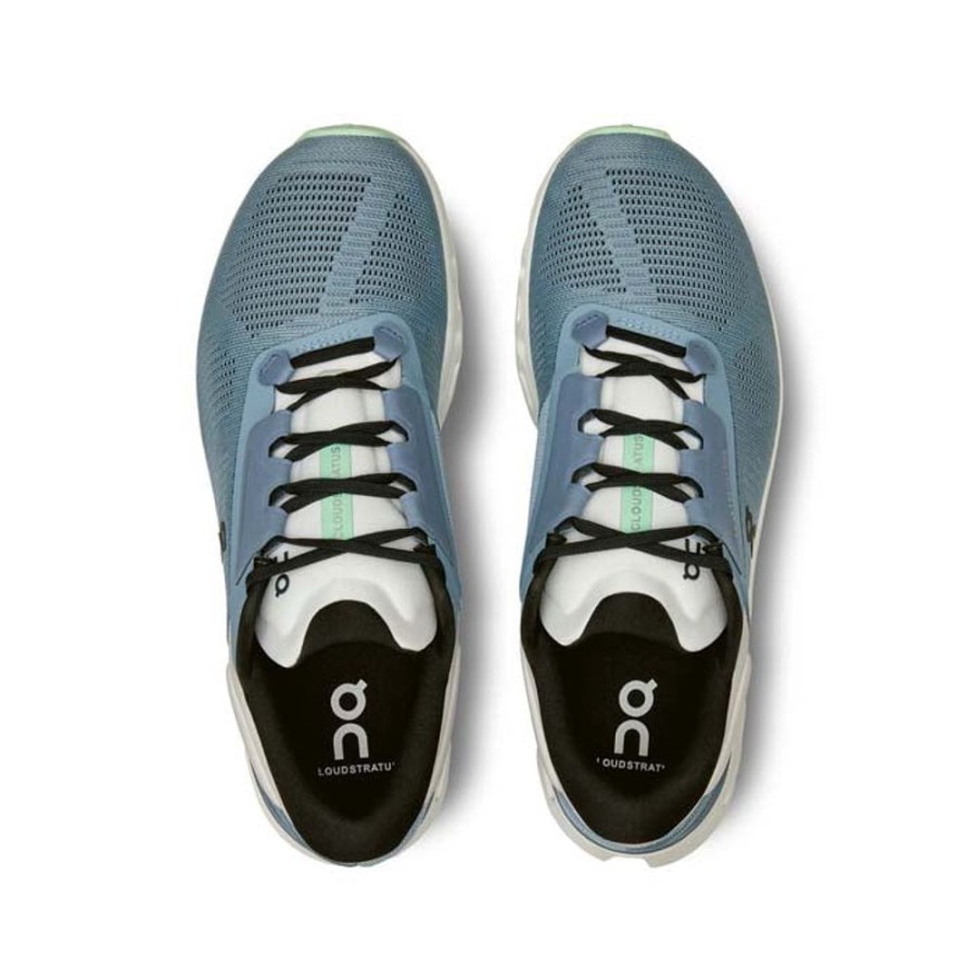 Mens Shoes On Running | Mens On Running Cloudstratus 3 In Wash/Metal