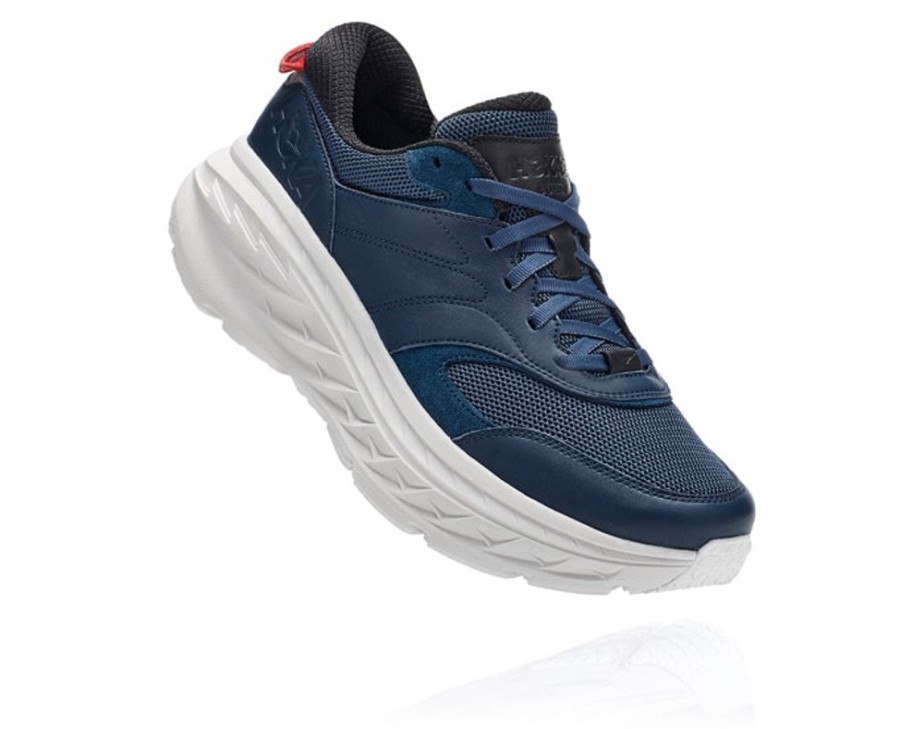 Mens Shoes Hoka | Mens Hoka Bondi L In Navy