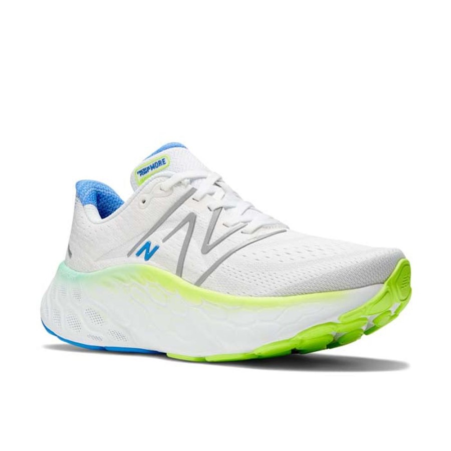 Womens Shoes New Balance | Womens New Balance Fresh Foam More V4 In White/Cobalt