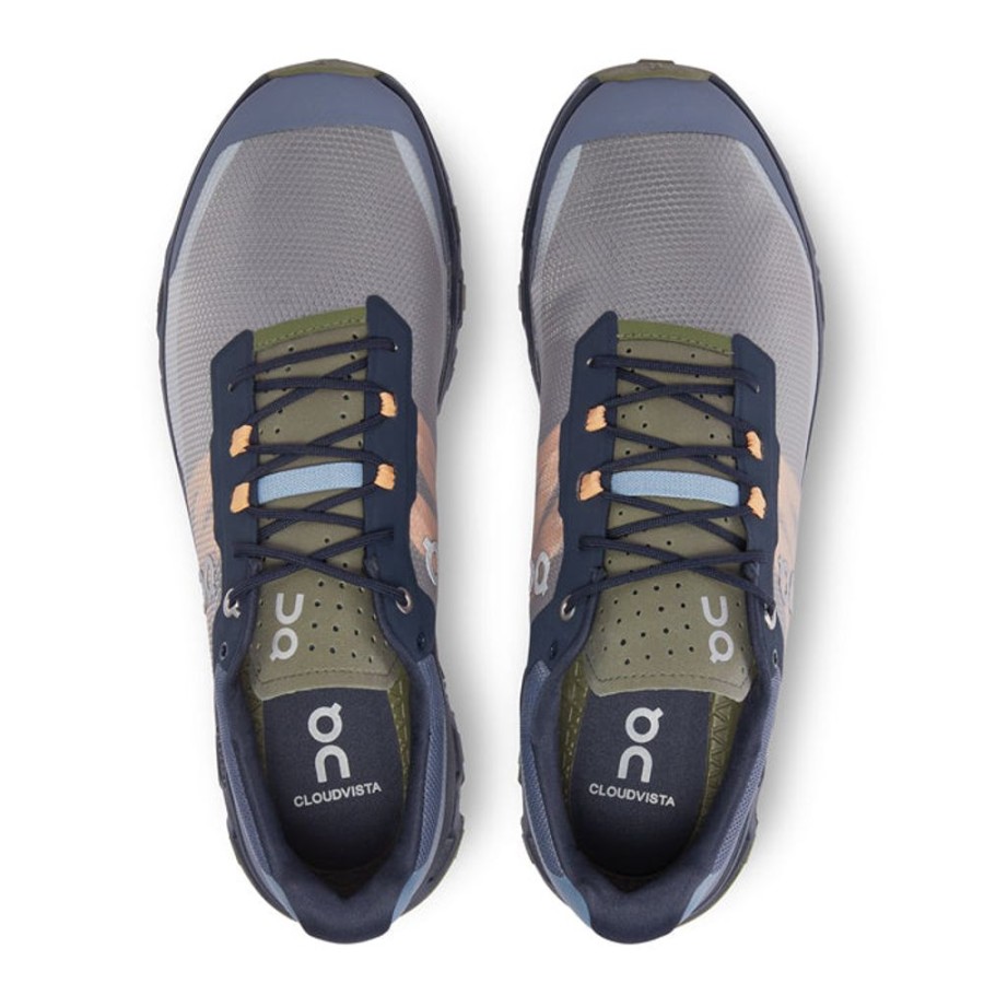 Mens Shoes On Running | Mens On Running Cloudvista In Midnight/Olive