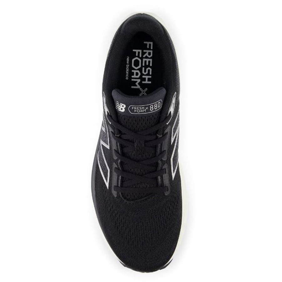 Mens Shoes New Balance | Mens New Balance Fresh Foam X 880V14 In Black/Sea Salt/Silver Metallic