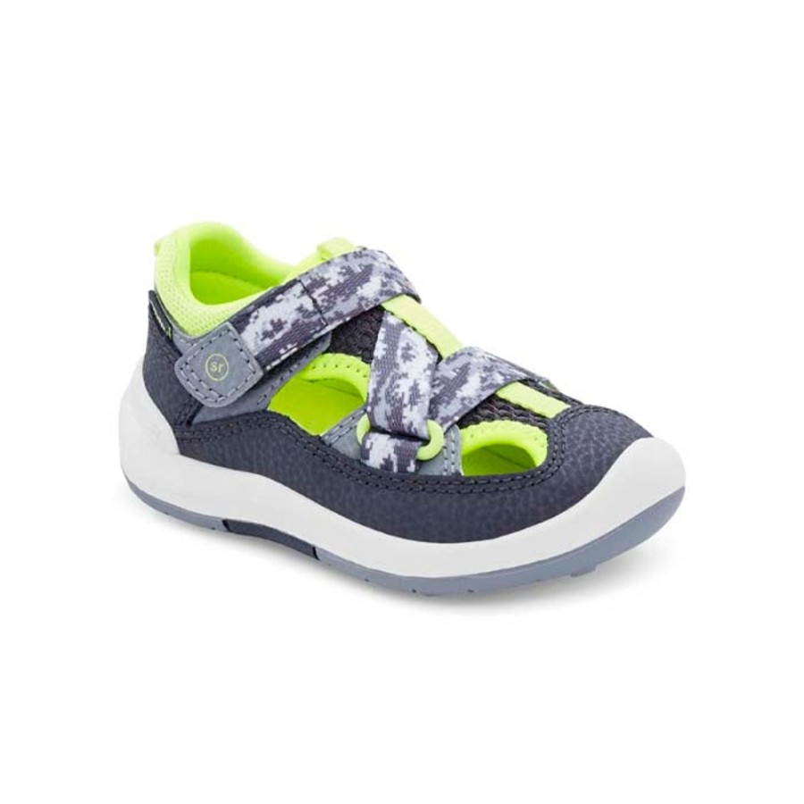 Boys Shoes Stride Rite | Little Boy Stride Rite Srtech Surf In Grey Camo