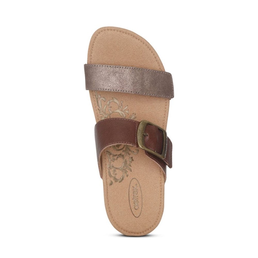 Womens Shoes Aetrex | Women'S Aetrex Daisy In Brown