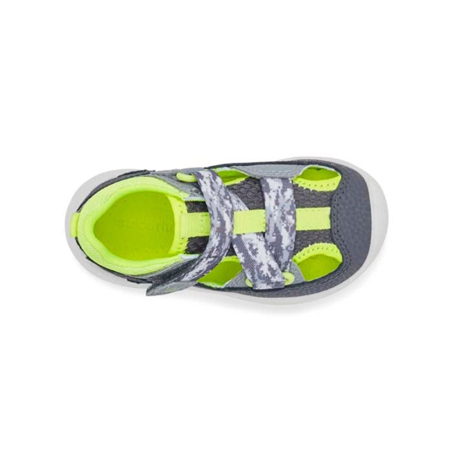 Boys Shoes Stride Rite | Infant Boy Stride Rite Srtech Surf In Grey Camo