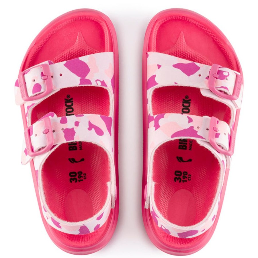 Girls Shoes Birkenstock | Big Girl Birkenstock Mogami Camo Rose