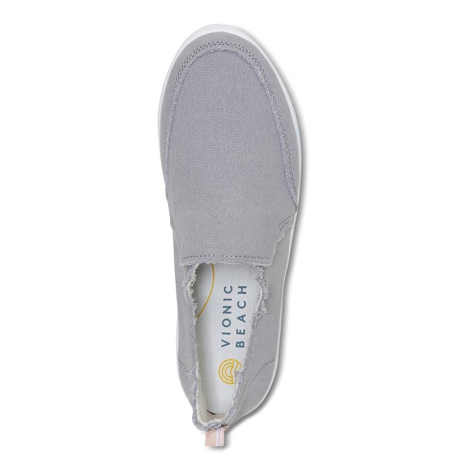 Womens Shoes Vionic | Womens Vionic Malibu Light Grey