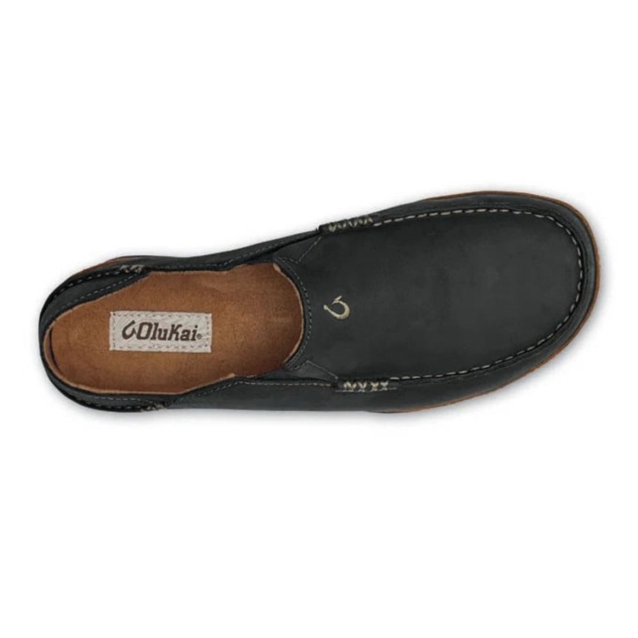 Mens Shoes Olukai | Mens Olukai Moloa In Black Toffee