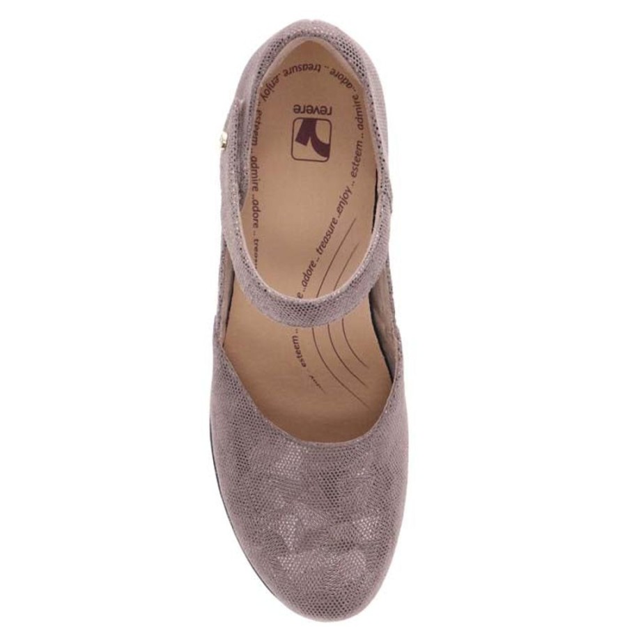 Womens Shoes Revere | Womens Revere Osaka In Champagne Angle