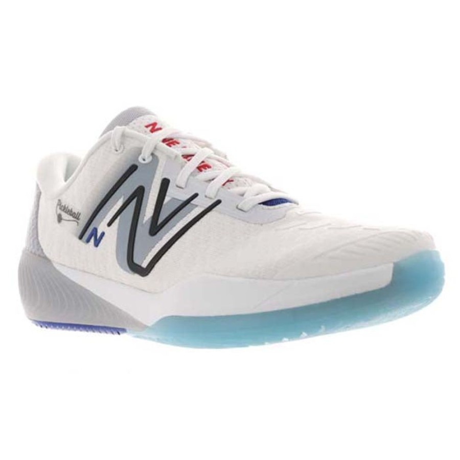 Mens Shoes New Balance | Mens New Balance Fuelcell 996V5 In White/Grey/Team Royal