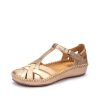 Womens Shoes Pikolinos | Womens Pikolinos P. Vallarta T Strap In Champagne