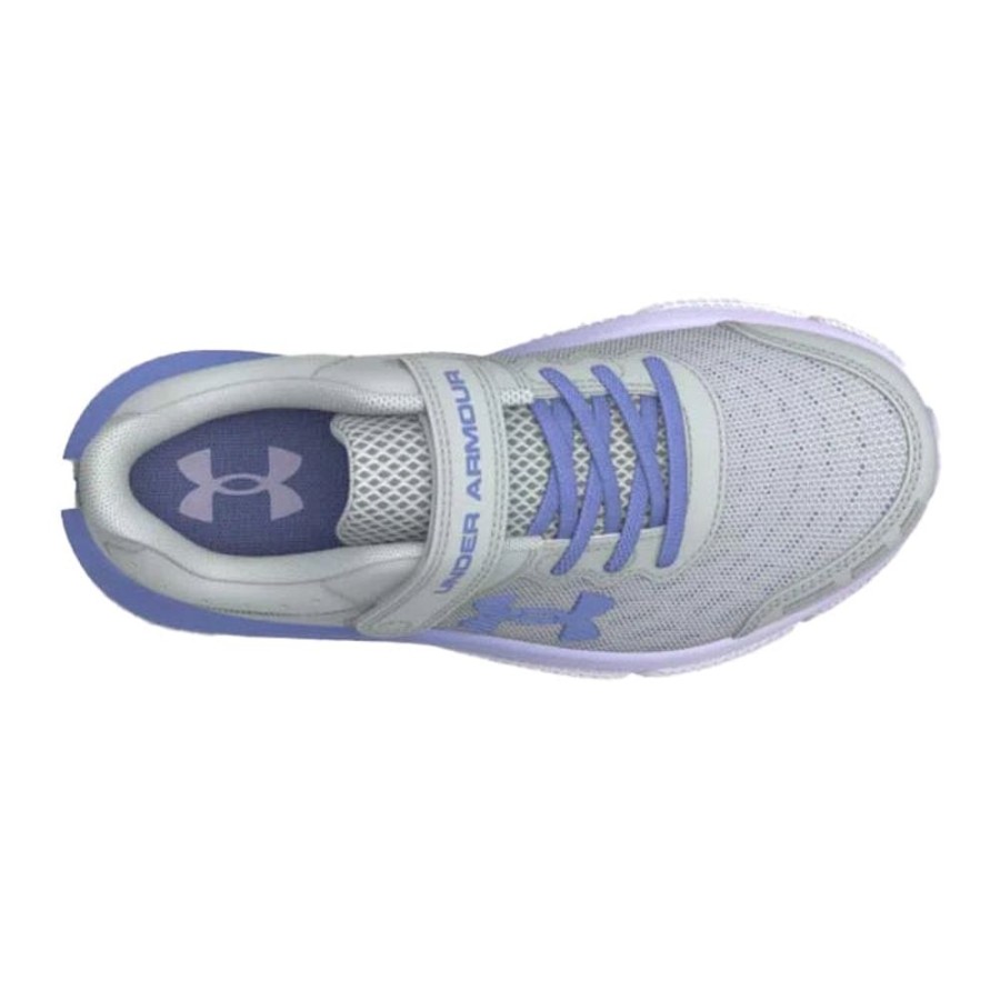 Girls Shoes Under Armour | Big Girl Under Armour Assert 10 Ac In Mod Gray/Nebula Purple/Baja Blue