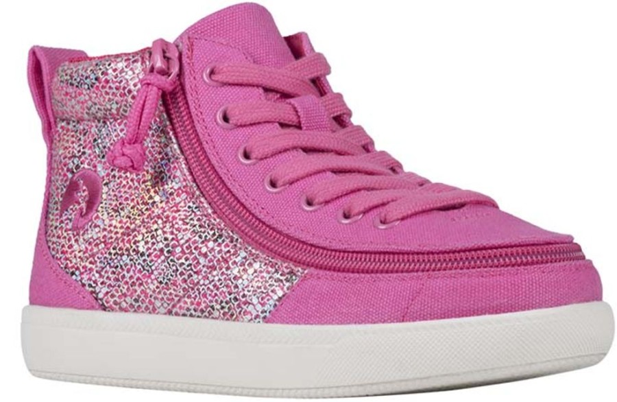 Girls Shoes Billy | Big Girl Billy Billy Classic High Ii In Fuchsia Snake