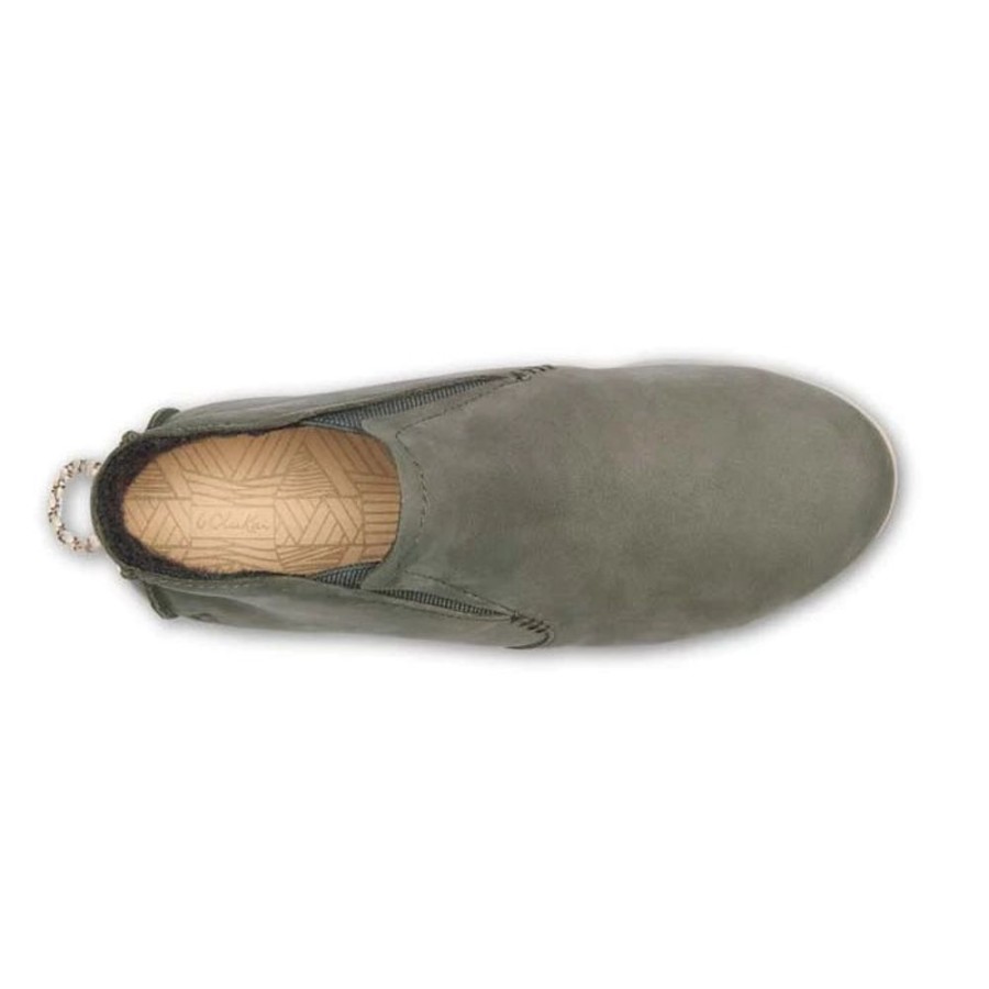 Womens Shoes Olukai | Womens Olukai Hawaii Loa Manu Hope In Dusty Olive/Cloud