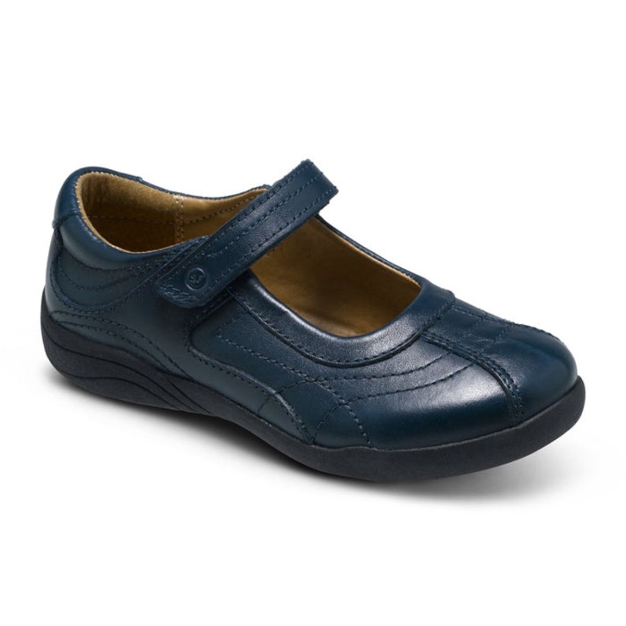 Girls Shoes Stride Rite | Little Girl Stride Rite Claire Mary Jane Navy