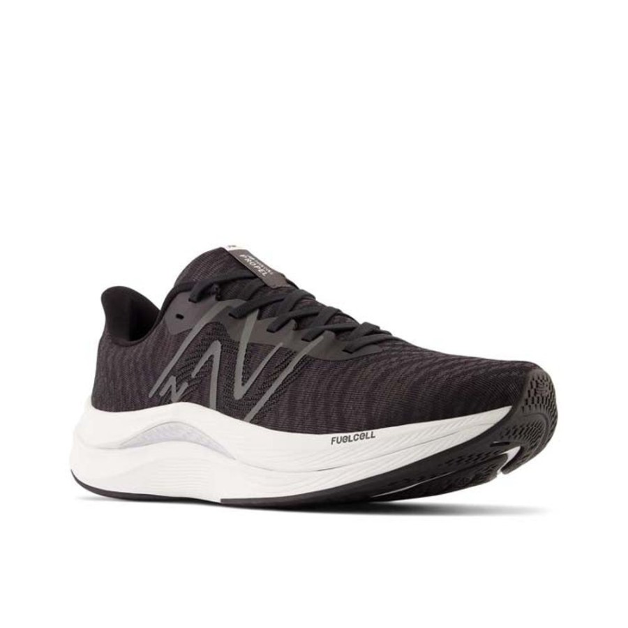 Mens Shoes New Balance | Mens New Balance Fuelcell Propel V4 In Black/White