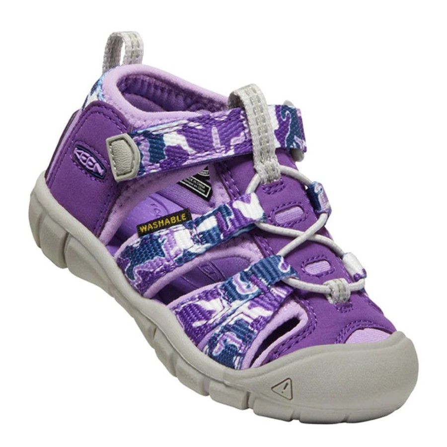 Girls Shoes Keen | Infant Girl Keen Seacamp Camo/Tillandsia Purple