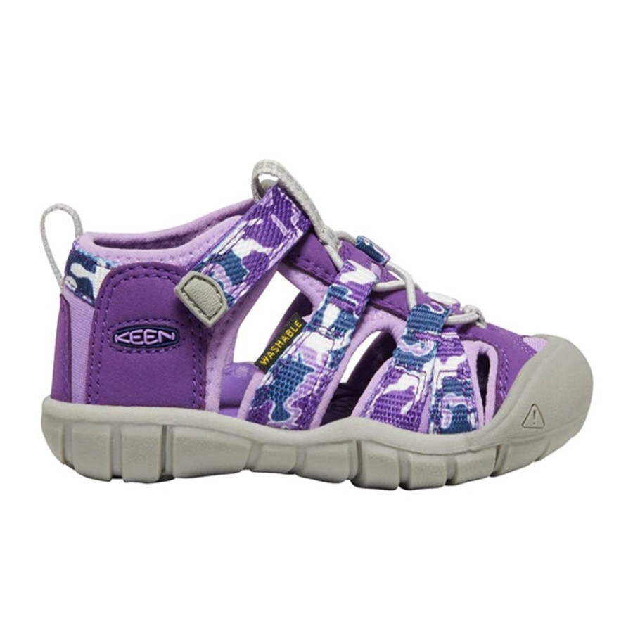 Girls Shoes Keen | Infant Girl Keen Seacamp Camo/Tillandsia Purple