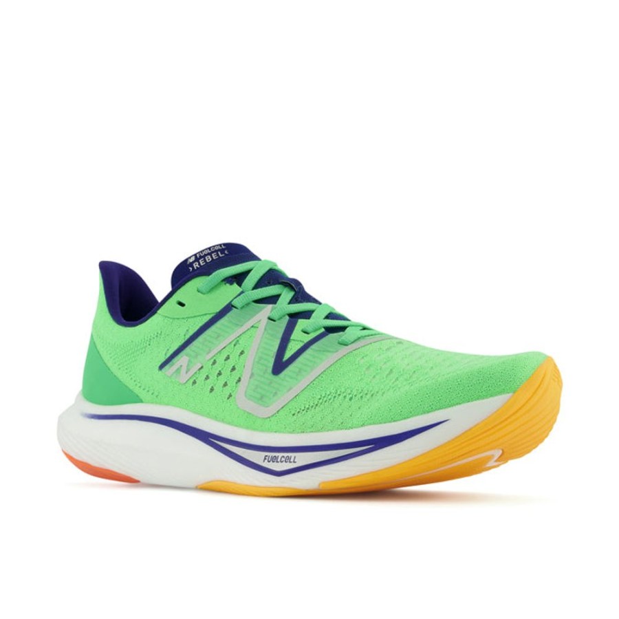 Mens Shoes New Balance | Mens New Balance Fuelcell Rebel V3 In Spring/Blue/Apricot