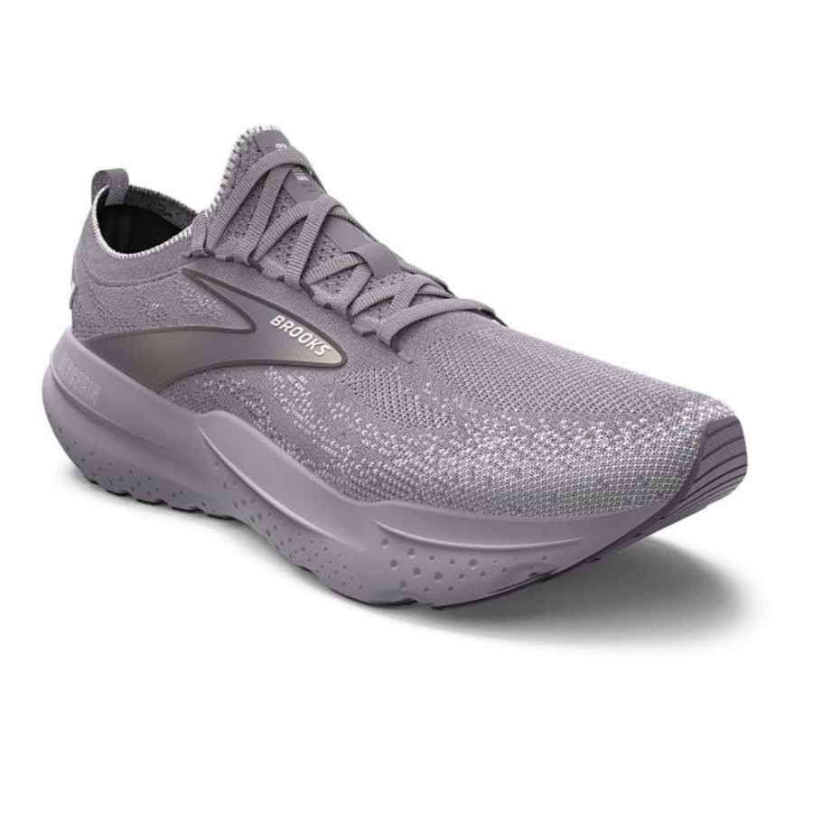 Womens Shoes Brooks Running | Womens Brooks Running Glycerin Stealthfit 21 In Raindrops/Purple Sage