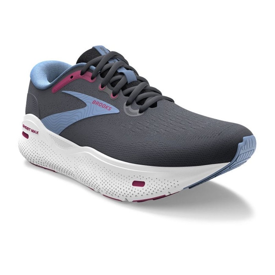 Womens Shoes Brooks Running | Womens Brooks Running Ghost Max In Ebony/Open Air/Lilac Rose