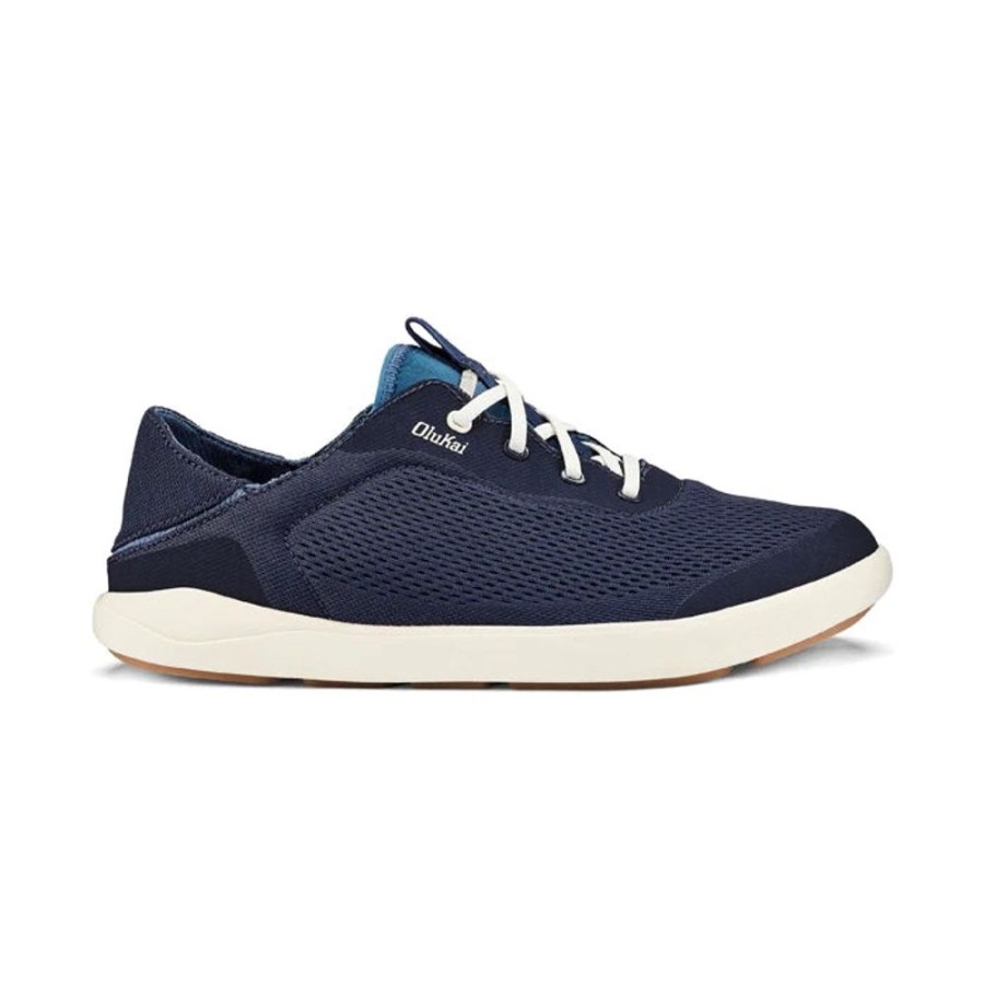 Mens Shoes Olukai | Mens Olukai Moku Pae Trench Blue/Off White