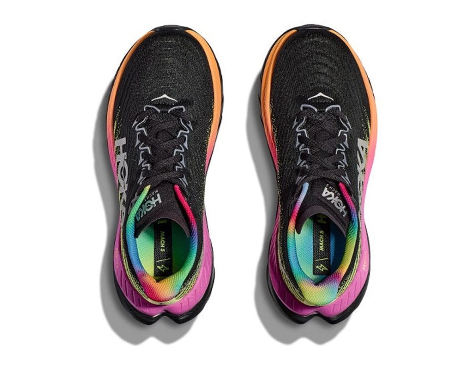 Womens Shoes Hoka | Womens Hoka Mach 5 In Black/Multi