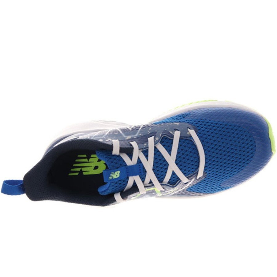 Boys Shoes New Balance | Big Boy New Balance Rave Run V2 Lace In Team Royal/Blue Oasis/Bleached Lime Glo