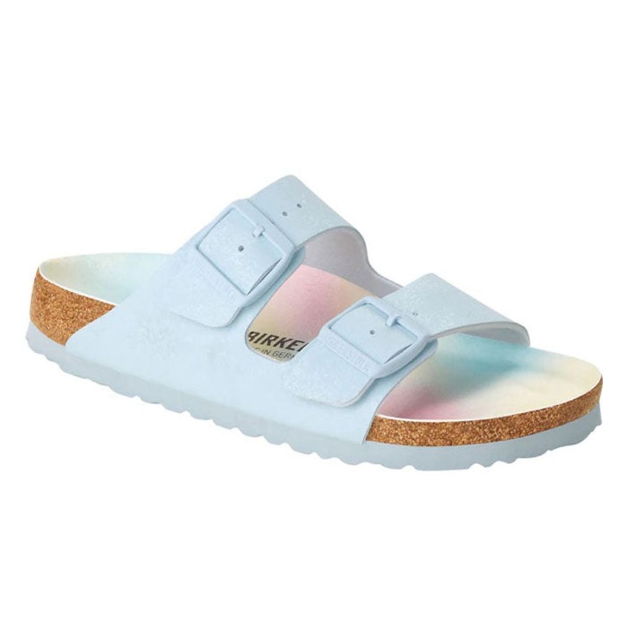 Womens Shoes Birkenstock | Womens Birkenstock Arizona Vegan Ombre Finished Sky