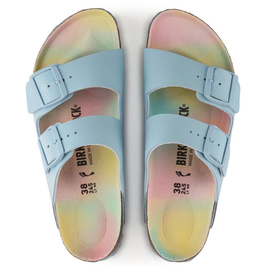 Womens Shoes Birkenstock | Womens Birkenstock Arizona Vegan Ombre Finished Sky