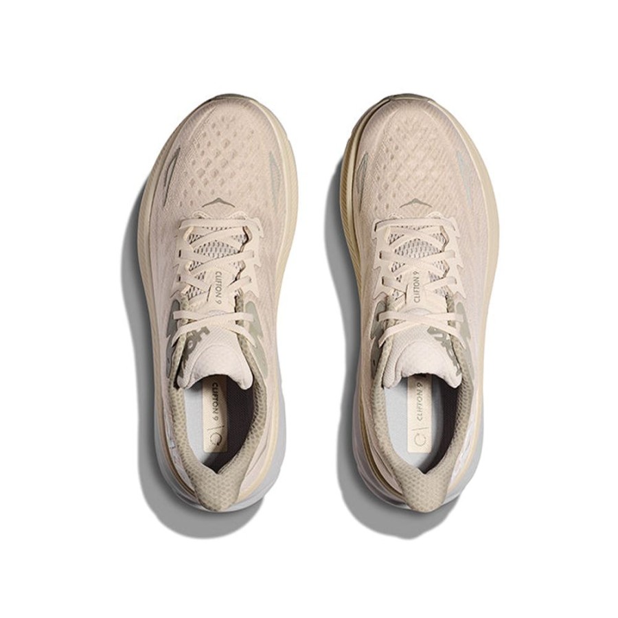 Mens Shoes Hoka | Mens Hoka Clifton 9 In Oat Milk/Barley