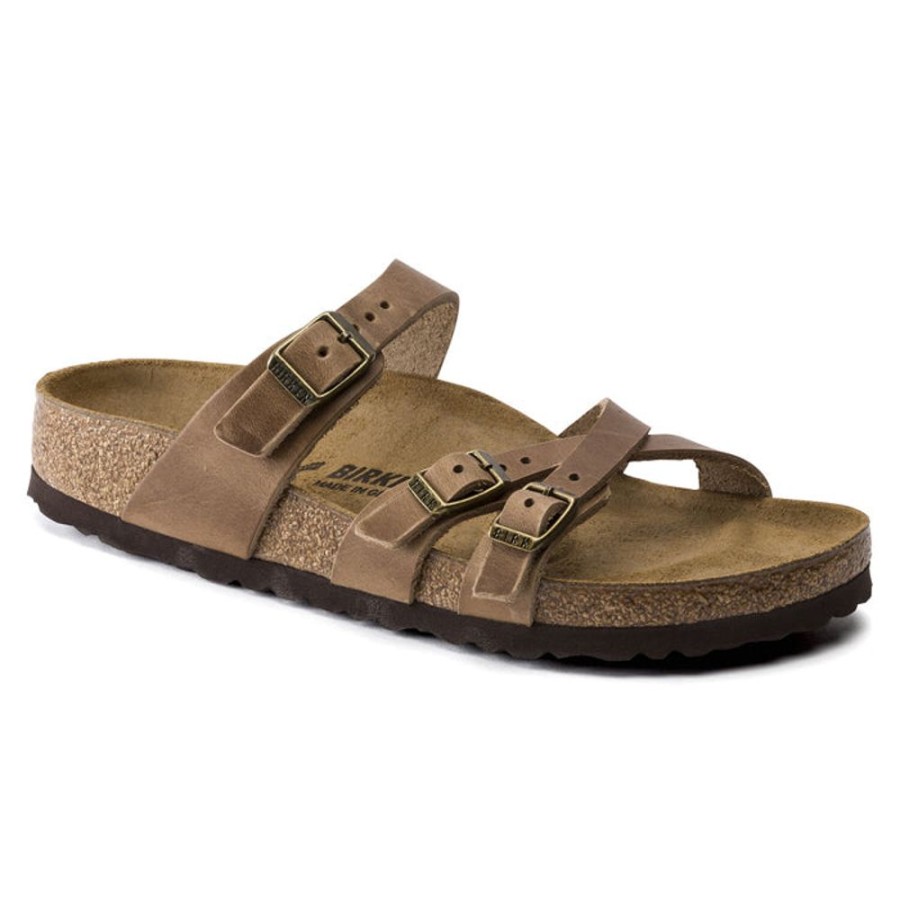 Womens Shoes Birkenstock | Womens Birkenstock Franca Oiled Tobacco