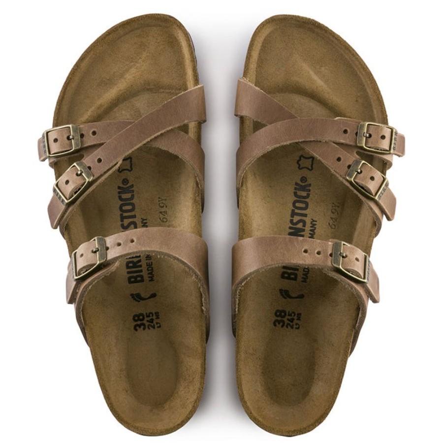 Womens Shoes Birkenstock | Womens Birkenstock Franca Oiled Tobacco