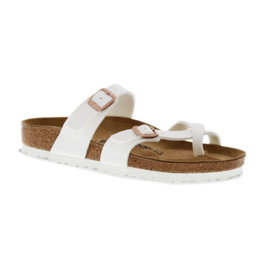 Womens Shoes Birkenstock | Womens Birkenstock Mayari Birkoflor White