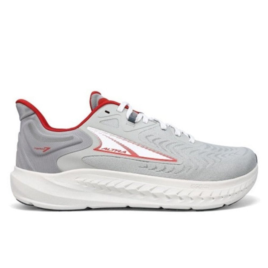 Mens Shoes Altra | Mens Altra Torin 7 In Gray/Red