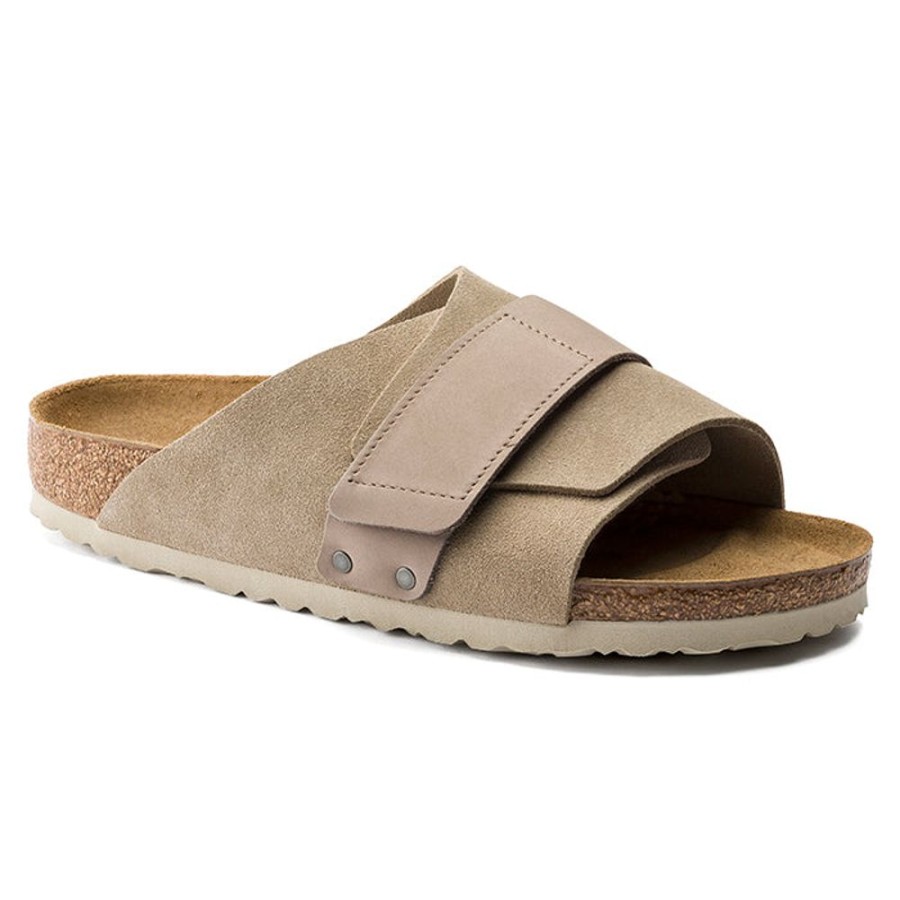 Womens Shoes Birkenstock | Womens Birkenstock Kyoto Suede Narrow In Taupe