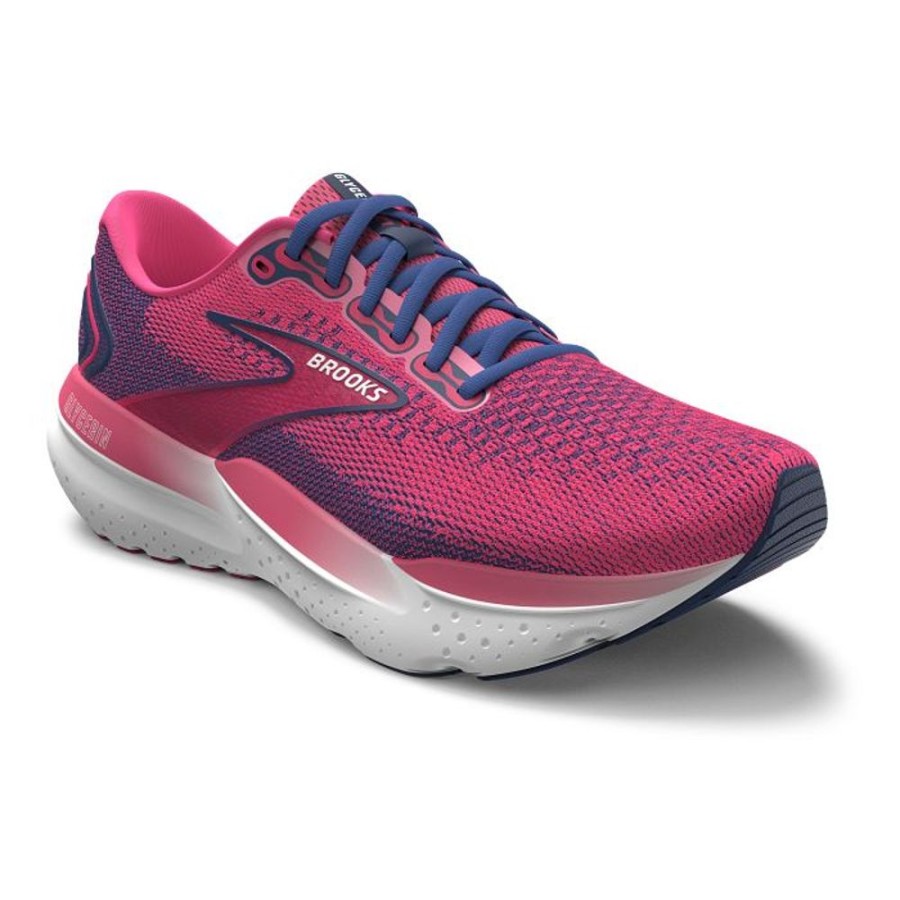 Womens Shoes Brooks Running | Womens Brooks Running Glycerin 21 In Raspberry/Estate Blue