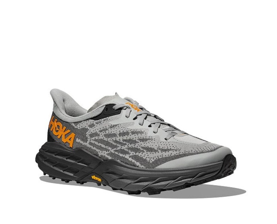 Mens Shoes Hoka | Mens Hoka Speedgoat 5 In Harbor Mist/Black