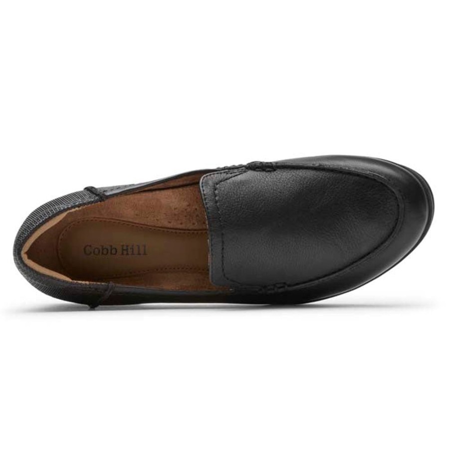 Womens Shoes Cobb Hill | Womens Cobb Hill Crosbie Moc In Black