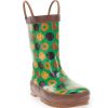 Girls Shoes Western Chief | Big Girl Western Chief It'S Raining Cookies Rain Boot In Green