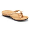 Womens Shoes Vionic | Womens Vionic Bella Toe Post Sandal Gold Cork